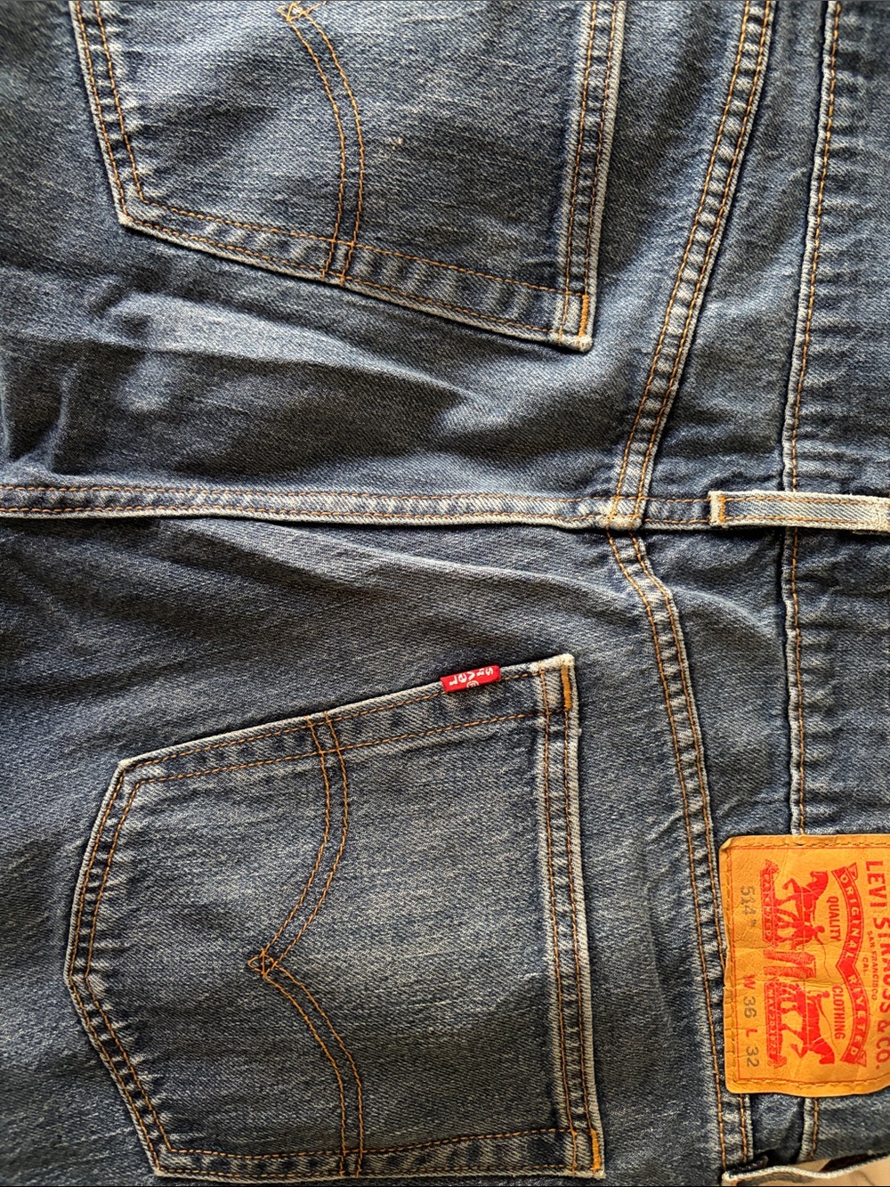 Levi's Men's Dark Blue Straight-Leg Jeans
